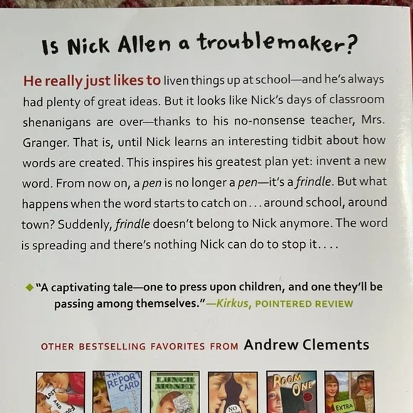Frindle, by Andrew Clements - Paperback Book - Picture 3 of 5
